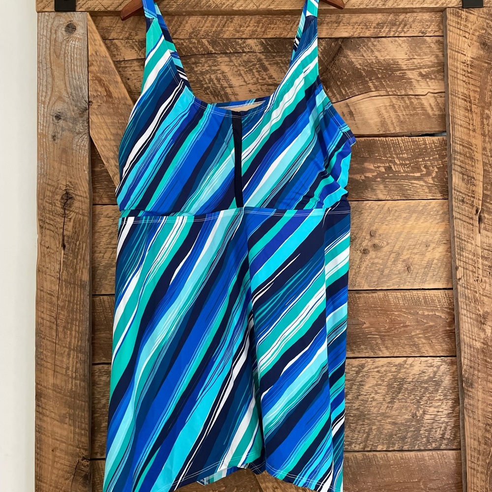SwimSuits For All Longer Length Tankini Top